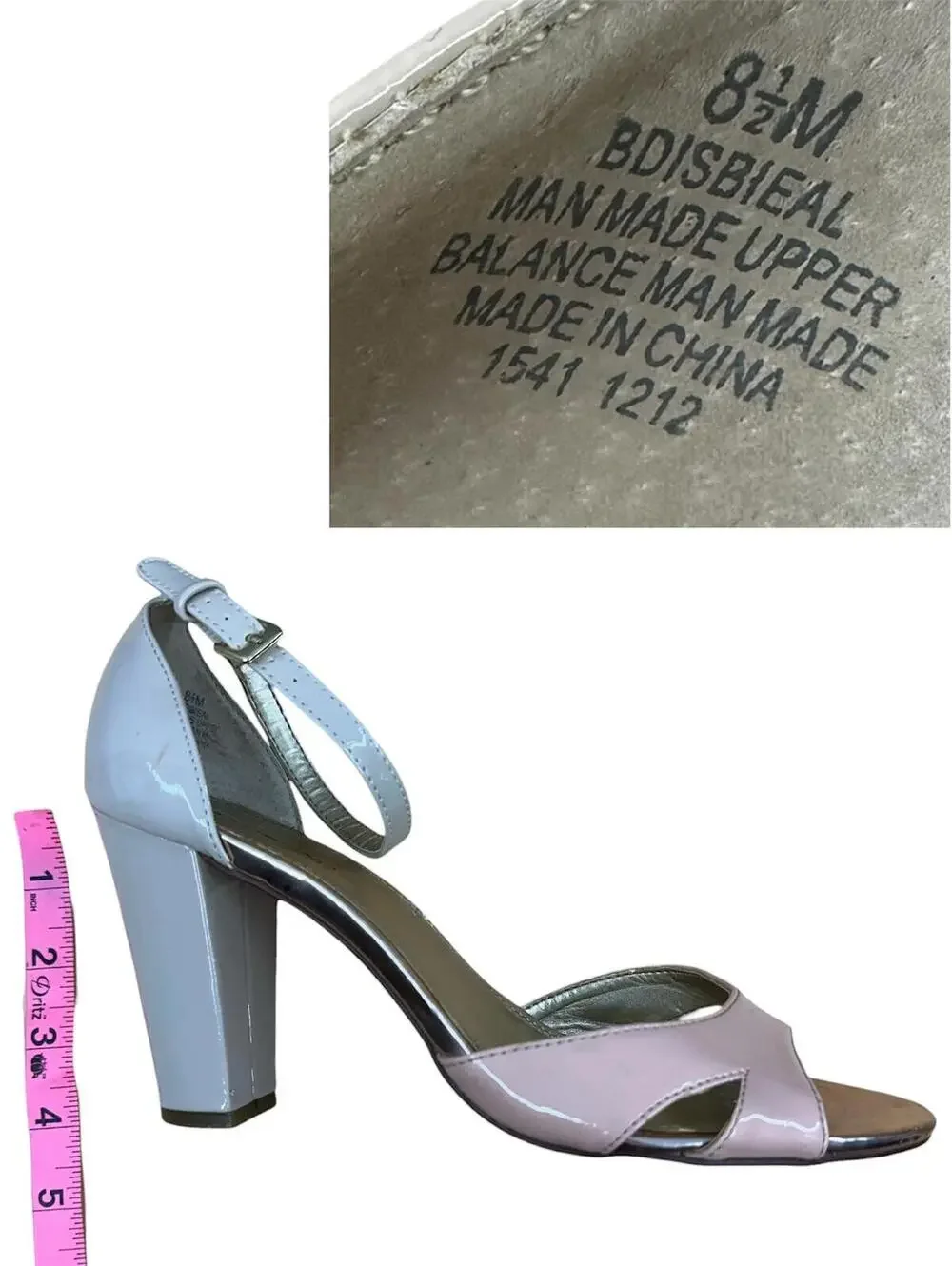 Bandolino pastel pink
